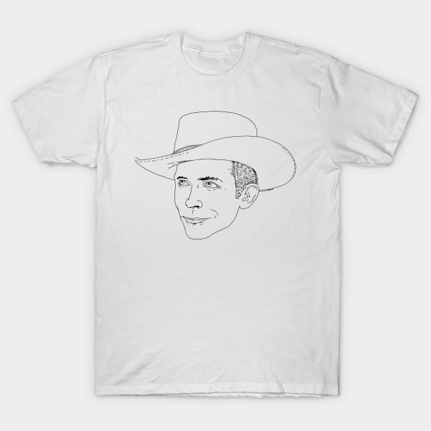 Hank Williams T-Shirt by TheCosmicTradingPost